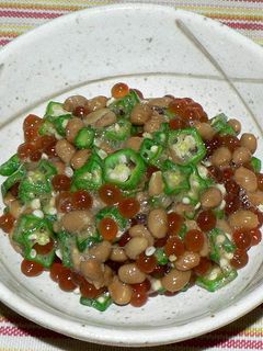 イクラとオクラの納豆和え-レシピのメイン写真