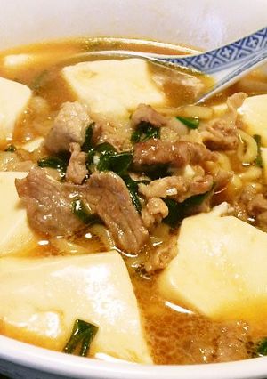 簡単 ピリ辛マーボー豆腐ラーメン♪！-レシピのメイン写真