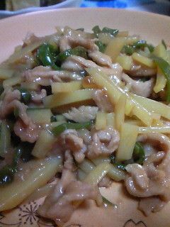 じゃがいもと豚肉の青椒肉絲-レシピのメイン写真