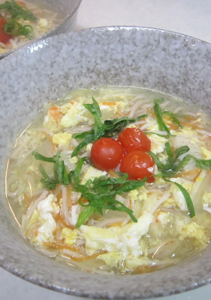 端っこ野菜の卵とじ蕎麦-レシピのメイン写真