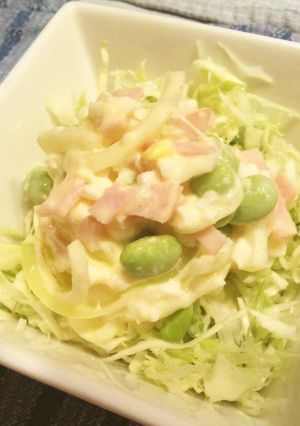 枝豆とハムと卵のタルタルサラダ-レシピのメイン写真