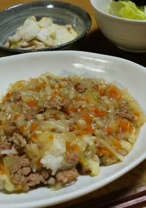 お野菜たっぷり！うちのあんかけ丼-レシピのメイン写真