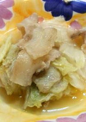 白菜と豚肉の蒸し煮-レシピのメイン写真