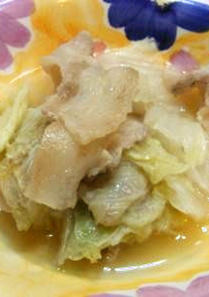 白菜と豚肉の蒸し煮-レシピのメイン写真