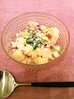 セロリとりんごのサラダ-レシピのメイン写真