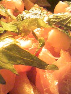 マグロと大葉のガリ醤油和え-レシピのメイン写真