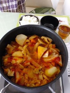 トマトチーズ鍋-レシピのメイン写真