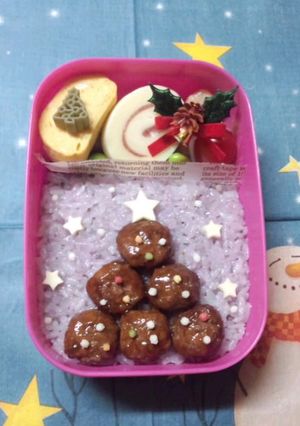 お弁当に☆ミートボールツリー-レシピのメイン写真