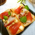 塩胡桃×白チョコいちごトースト