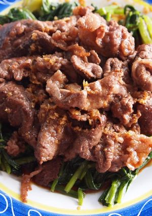 ほうれん草と牛肉の生姜サラダ-レシピのメイン写真
