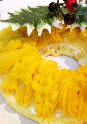 離乳食★ベビと食べよう！クリスマスケーキ-レシピのメイン写真