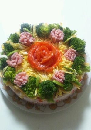ちらし寿司のケーキ♪-レシピのメイン写真