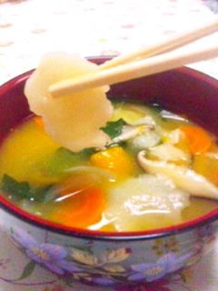 つるんもちっ!すいとんみたいなヒラヒラ♪-レシピのメイン写真