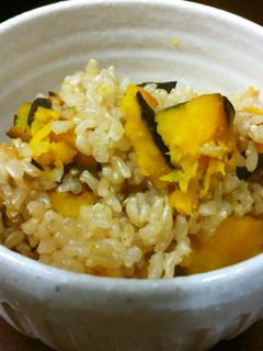 かぼちゃのアジアン炊き込みご飯-レシピのメイン写真