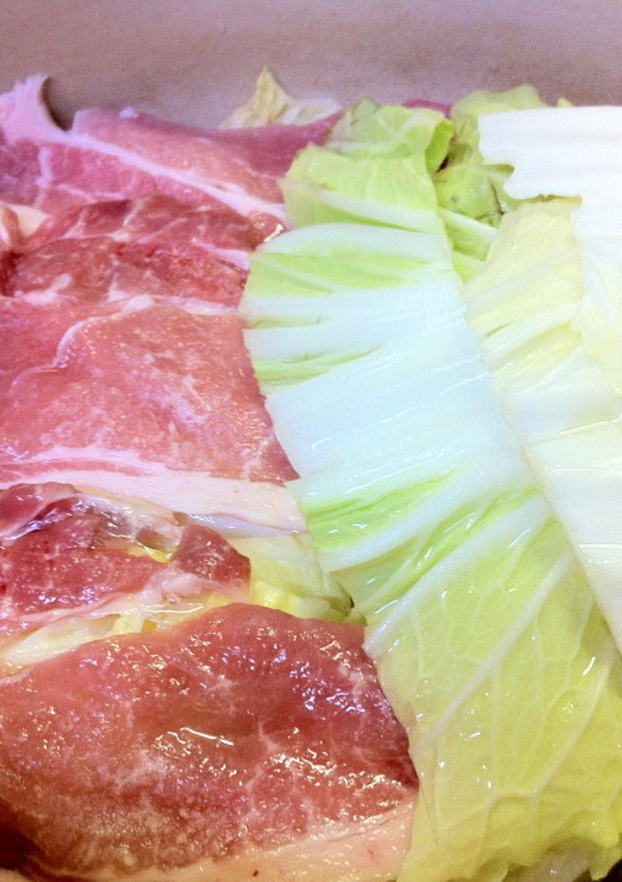 「白菜と豚肉を煮たの」-レシピのメイン写真