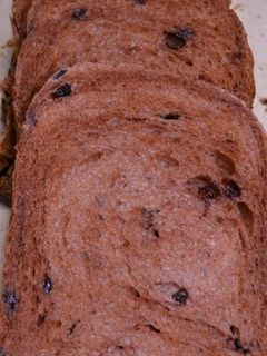 HBでココア食パン・チョコチップ入り-レシピのメイン写真