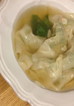 蓮根のベジタリアン ワンタンスープ-レシピのメイン写真