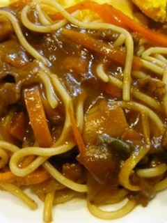 ハヤシライスのルーを使ってパスタ~!-レシピのメイン写真