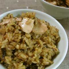 A picture of ツナ炊き込みご飯.