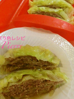 キャベツとひき肉の簡単♪重ね蒸し-レシピのメイン写真