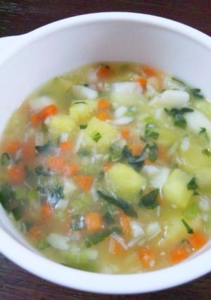 【離乳食後期】たらと野菜のとろとろ煮込み-レシピのメイン写真