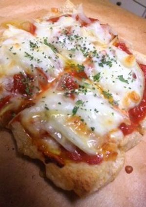 玄米餅PIZZA-レシピのメイン写真