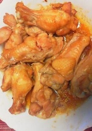簡単手羽元のレンジで煮込み-レシピのメイン写真