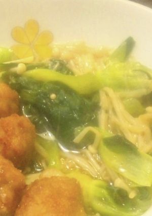 えのきとチンゲン菜のオイスター煮-レシピのメイン写真