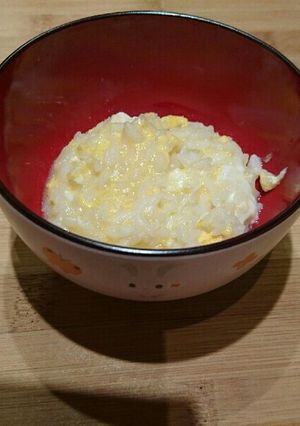 簡単☆たまごがゆ-レシピのメイン写真