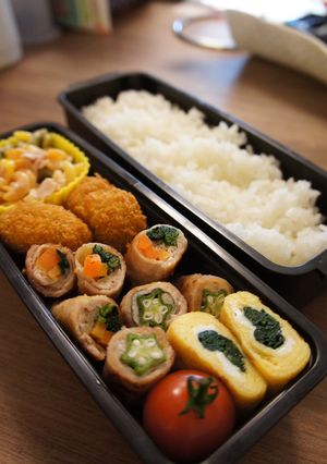 お弁当に！簡単☆野菜の肉巻き-レシピのメイン写真