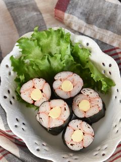 お弁当に~♪カニかまチーズの海苔巻き-レシピのメイン写真