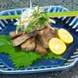 牛肉の柚子みそ焼き