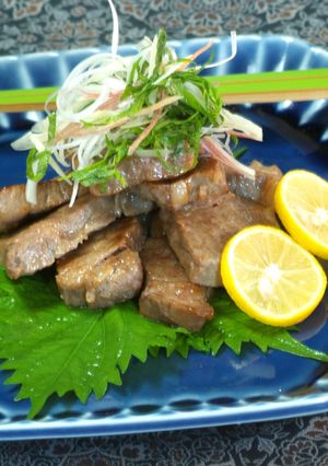 牛肉の柚子みそ焼き-レシピのメイン写真