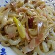 ★うどんdeお手軽ぺペロンチーノ★