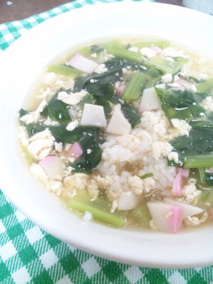 10分で完了ランチに小松菜のあんかけ丼☆-レシピのメイン写真