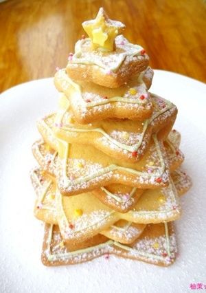 *クリスマスツリークッキー*-レシピのメイン写真