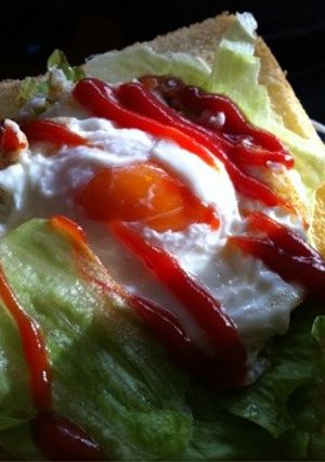 朝食やランチに★目玉焼きトースト-レシピのメイン写真
