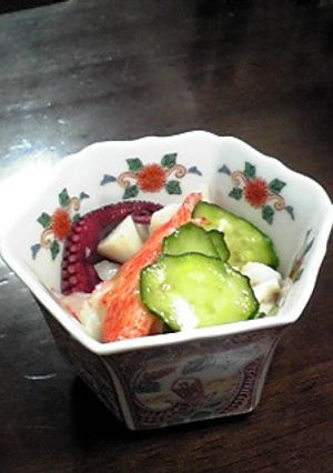 酢っぱめなたこきゅうり-レシピのメイン写真