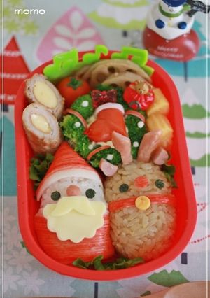 クリスマス♡キャラ弁＊サンタ＆トナカイ-レシピのメイン写真
