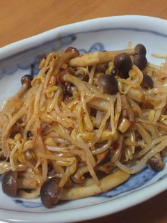 もやしときのこの豆板醤炒め-レシピのメイン写真