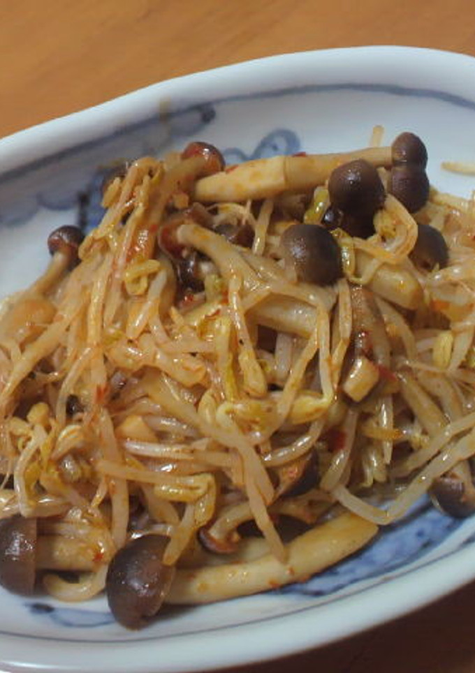 もやしときのこの豆板醤炒め-レシピのメイン写真