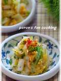 即席漬けもの＊白菜の昆布茶和え大蒜風味