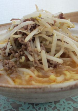 もやしたっぷり味噌坦々麺風-レシピのメイン写真
