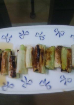 シンプル葱焼き胡麻油でどうぞ-レシピのメイン写真