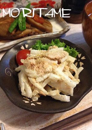 ごまだれで！もりもり食べれる大根サラダ-レシピのメイン写真