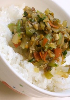 餃子風味☆野菜カスでエコな中華ふりかけ!-レシピのメイン写真