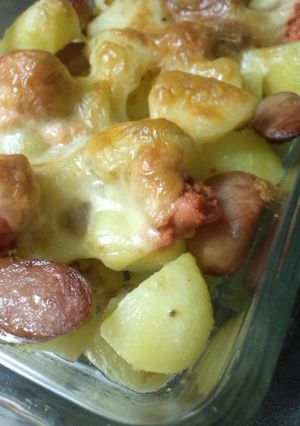 じゃがいもウインナーたらこのチーズ焼き-レシピのメイン写真