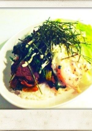 【カフェランチ】すき焼き☆大人味☆-レシピのメイン写真