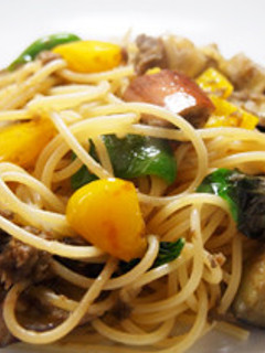 ゴボウとアンチョビのパスタ-レシピのメイン写真