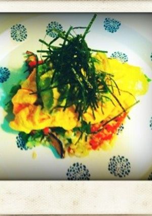 リメイクレシピ】カフェっぽい☆オムレツ-レシピのメイン写真